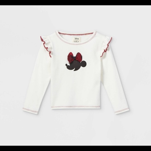 Nwt Disney Minnie Mouse plaid toddler girl dress pippa &Julie red white - Picture 2 of 7